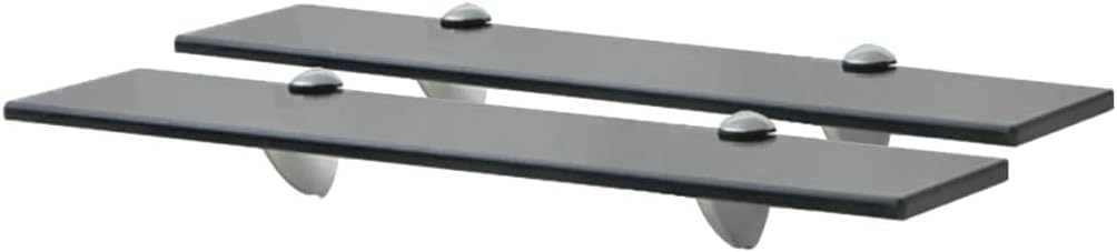 BOWEKAM ホーム&amp;ガーデン - フローティングシェルフ 2個 ガラス 50x10cm 8mm 家具の選択
