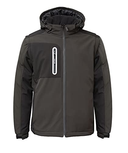Softshelljacke Herren Wasserabweisend Atmungsaktiv 2 in 11 Weste Abnehmbare...