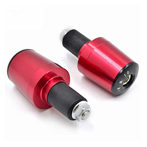 Poignées de guidon moto 22mm rouge pour Suzuki GSX650F 1998