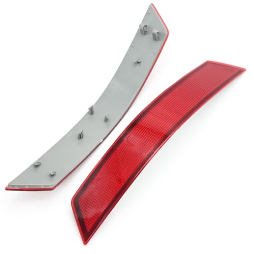 Image of MDEOOSKY Rear Bumper Reflector Assembly Left & Right Pair Set Replacement for Mercedes-Benz W164 ML320 ML350 ML500 2008-2011 Replaces ‎1648200374 1648200674