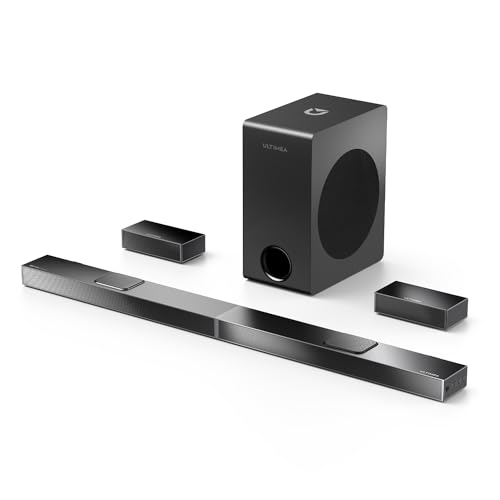 ULTIMEA 5.1.2 Dolby Atmos Soundbar with 8' Wireless Subwoofer, Upward-Firing Drivers, Home Theater...