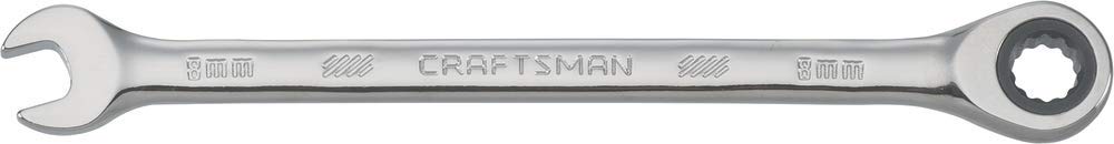 CRAFTSMAN Ratcheting Wrench, Metric, 8mm, 72-Tooth, 12-Point (CMMT42568)