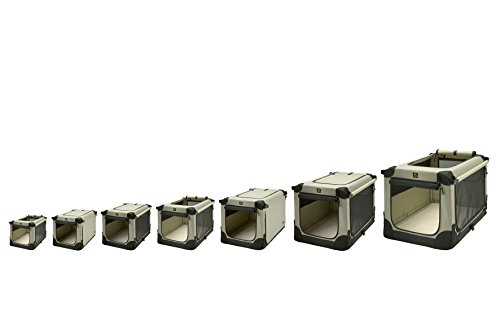 Maelson Soft Kennel faltbare Hundebox -beige - S 72 - (72 x 52 x 51 cm)