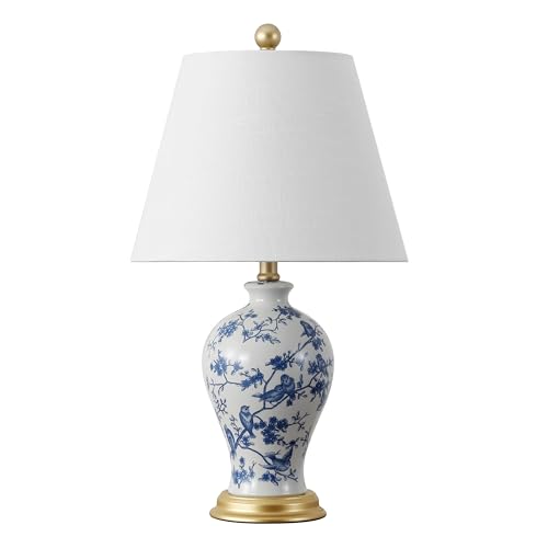 JONATHAN Y JYL3009B Grace 24" Floral Classic LED Table Lamp