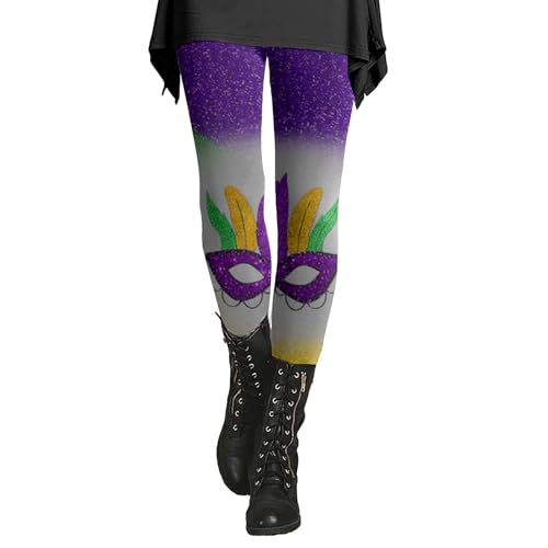 Leggings deportivos para mujer, talla grande, para carnaval, con control Tummy – Pantalones de yoga, talla grande de otoño e invierno, cálidos – 2024 – Moda elástica estampada – Traje deportivo, Dark