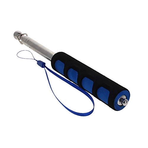 Image of Othmro 1Pcs Hollow Telescopic Teachers Pointer, Teaching Pointer Stick for Classroom, Metal Hand Retractable Pointer Extended Length 39.4 inch, Handheld Presenter Whiteboard Pointer (Blue)