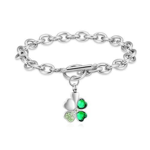 Bracelet d'urne funéraire en acier inoxydable pour cendres d'animaux et humains