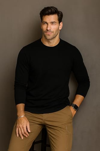 Image of JUARI BE A GENTLEMAN Men's Regular Fit Printed Full Sleeve T-Shirt