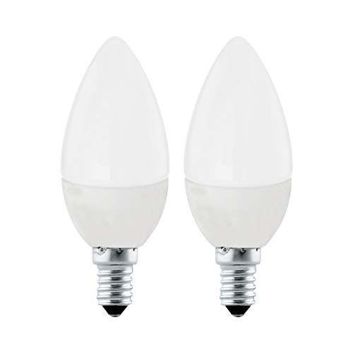 Preisvergleich Produktbild EGLO LM E14 LED Leuchtmittel, Kunststoff, 4 W, Weiß, 2 Stück