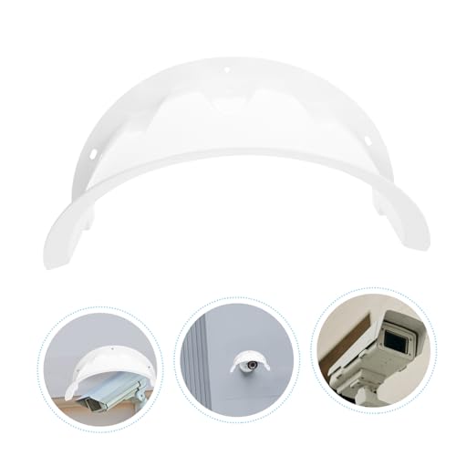 Cubierta de cámara exterior resistente parasol de plástico blanco de seguridad 5