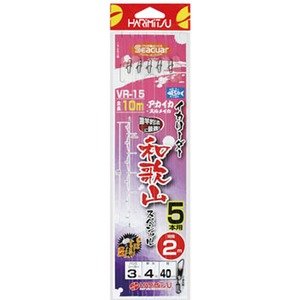 HARIMITSU VR-15 Squid Leader Fluorocarbon 10 m No. 3 miniatura 1