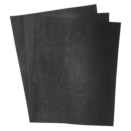 YGQ 3 piezas de material de sellado libre de asbesto, papel de sellado, hojas de papel, alta resistencia a la temperatura, para gasolina, diésel, aceite, motores pequeños, conversión DIY, sellado