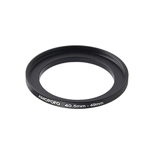 Anillo Adaptador Metálico de Paso Hacia Arriba de 40,5 a 49 mm para Lentes de Cámara Canon, Nikon, Sony, Fuji y Filtros UV, ND, CPL miniatura 4