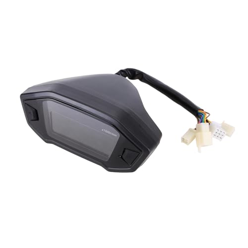 Compteur kilométrique moto universel avec tachymètre LED et tableau de bord