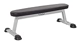 HOIST Fitness Weight Bench, Flat Utility Bench with Fixed Position, Durable Strength Training Bench