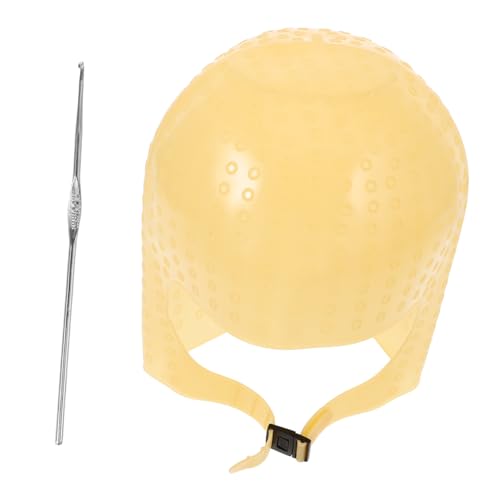 Anneome Gorro de Silicona para Teñir Cabello Flexible y Reutilizable con Diseño Perforado para Resaltar Mechas Cómodo y Fácil de Usar Salones y Casa