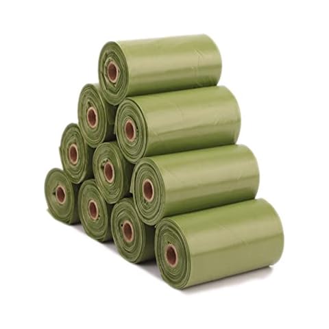 Dog Poo Bags 8 Rolls 120 Bags Guaranteed Leak Proof and Extra Thick Waste Bags For Dogs, Lavender Scented,Dispenser Biodegradable, Eco-friendly Poop Bags Dog Cover