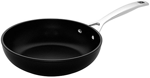 Le Creuset Sartén alta de aluminio antiadherente, Ø 24 cm, libre de PFOA, para todas las fuentes de calor, incluso la inducción, antracita/plateado