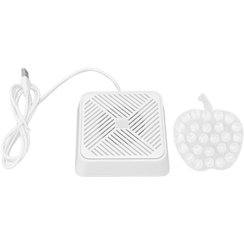 Rcuihak ミニUSB超音波食器洗い機、USB食器洗い機ミニポータブル超音波電解洗濯機USB食器洗い機クリーナーシンク用家庭用キッチン用品 (ホワイト)