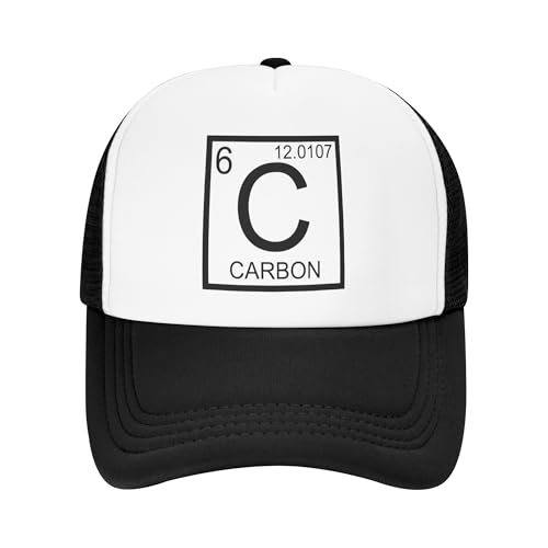 C Chemical Element Carbon Lightweight Mesh Baseball Hat Fishing Sun Cap Outdoor Casual Cap2