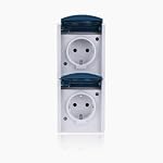 Busch-Jaeger – Busch-Jaeger 20-02 EW-53 SCHUKO® Steckdose 2-fach (Thermopla