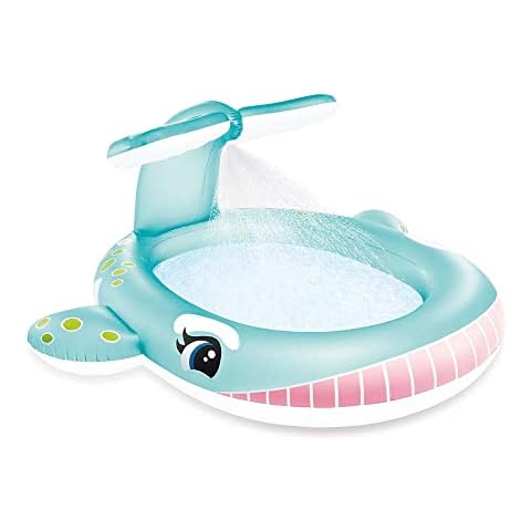 Piscina hinchable Intex con aspersor en forma de ballena Cover