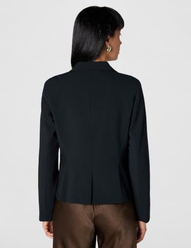 Calvin Klein Women's Two Button Lux Blazer, Navy, 2P - image 3