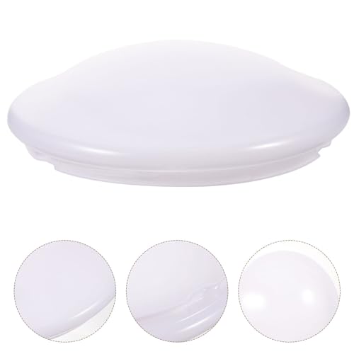 Image of POPETPOP Replacement Mushroom Light Shade 10.6 INCH Flush Mount Ceiling Light Covers Plastic Lamp Dustcovers for Wall Sconce Ceiling Light Fixtures Mushroom Ceil Shade