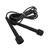 Springseile für Fitness Springseile Kalorien verbrennen, Indoor Fitness Gym – Verwicklungsfreies Kugellager Speed ​​Rope Einstellbare Sport Fitness Black Speed ​​Springseil