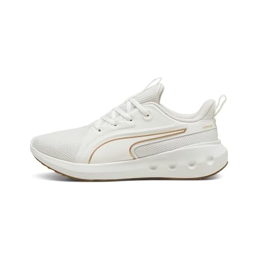 PUMA Softride Carson, Road Running Shoe Unisex Adulto, Warm White Gold, 43 EU