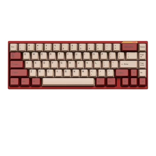 Luminkey65 JX^}CY\ȃQ[~OJjJL[{[hLbgCX USB 2.4 O Bluetooth zbgXbv݊Q[~OL[{[hMtg(Red)