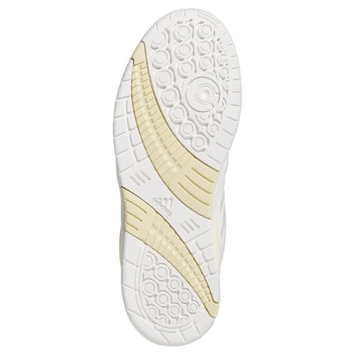 adidas Damen Midcity Low Shoes Basketball-Schuhe, core White/Easy Yellow/core White, 40 EU
