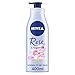 Produktbild NIVEA Oil In Lotion Rose & Arganöl (400ml, 6 Stück), Replenishing Body Lotion mit Rose & Arganöl, Intensive Feuchtigkeitscreme mit feuchtigkeitsspendender Formel