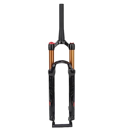 Horquilla de suspensión neumática para bicicleta de 29 pulgadas, horquilla delantera para bicicleta de montaña, amortiguador para bicicleta, horquilla delantera, dirección cónica,
