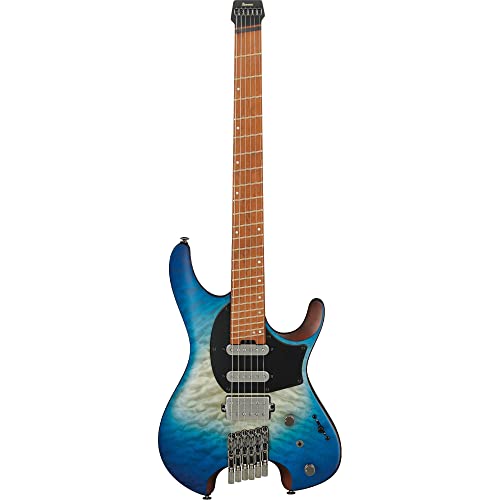 Ibanez QX54QM-BSM Blue Sphere Burst Matte – Guitare électrique (+ housse) - Les Beatles, Paul McCartney, John Lennon, RIngo Starr, George Harrison Ibanez QX54QM-BSM Blue Sphere Burst Matte - Guitare électrique (+ housse) – Image 3