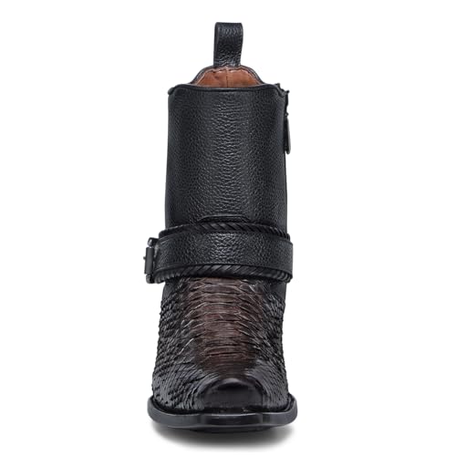 CUADRA | Boot for Men in Genuine Python Leather 1J3KPH Black and Brown3