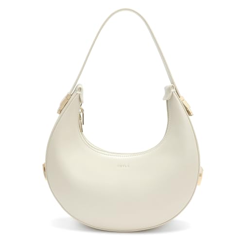 Keyli Shoulder Bag for Women Waterproof Leather Clutches Purses Trendy Casual Tote Handbags Designer Bags Adjustable Strap Hobo Bag Evening Bags with Zipper for Travel Shopping Dating Khaki