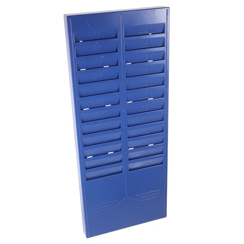 Abaodam 考勤打?架 壁掛け式ムカードホルダー 素材耐久性格収納 ラック型出勤管理用カード収納 工場 オフィス対応 ランダ ランダムカラー