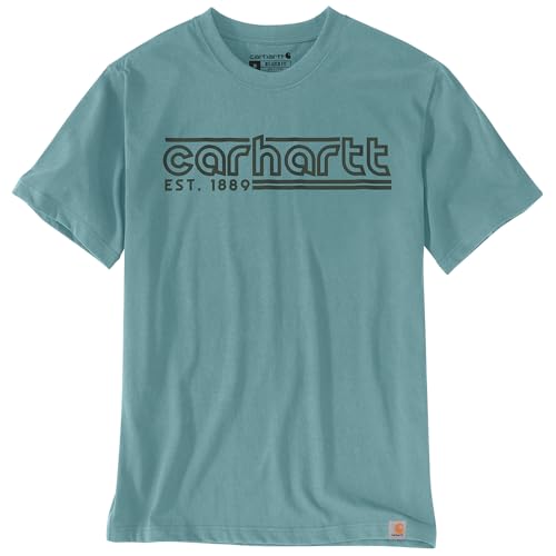 Carhartt Men's 106538 Relaxed Fit Lightweight Short-Sleeve Logo Graphic T-Shirt