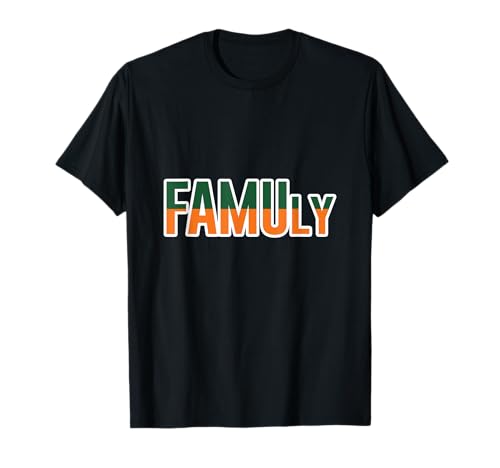 FAMUly Naranja Verde Camiseta