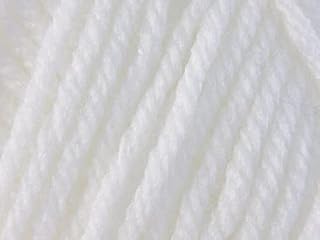 Stylecraft Knitting Yarn/Wool 100g Ball for Knit & Crochet, Chunky - 1001 - White