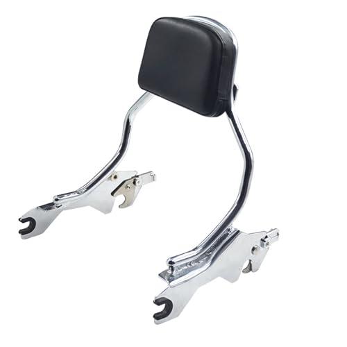 Sissy bar court de prestige en acier avec appui-dos passager pour Softail Street Bob et Slim