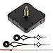 DOITOOL Silent Clock Movement Replacement Kit with Long Shaft and Sweep Second Hand for DIY Wall Clocks 1.5 Inch Compact Acrylic Clock Mechanism Repair Tool