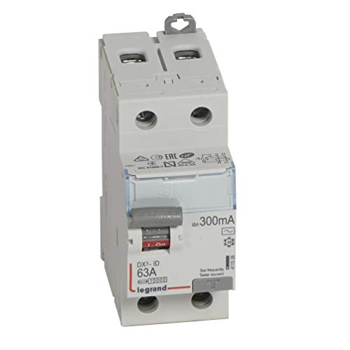 Interrupteur différentiel 2P 230V~ 63A type AC 300mA - 2 modules