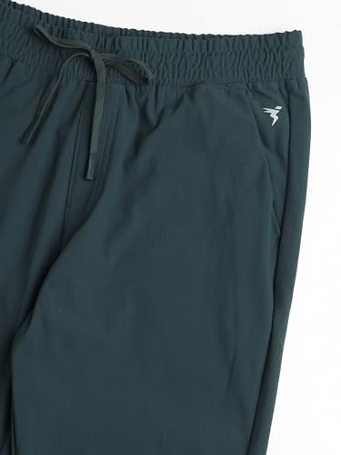 Image of TECHNOSPORT Men's Regular Fit Solid Jogger Pant with Duracool+ for Training, Running & Gym