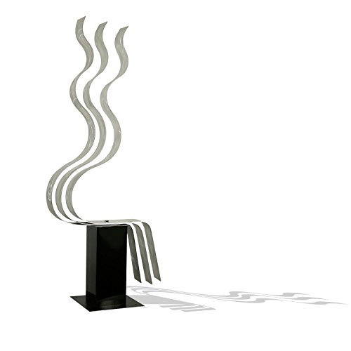 Statements2000 Modern Metal Sculpture Art Indoor Outdoor Decor By Jon Allen, Silver Transitions #TOP23