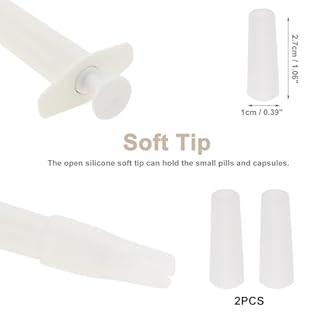 RENEWREVITAL Cat Pill Shooter, Pet Piller Gun, Dog Pill Dispenser Tool for Small Animals, Pill Popper for Cats, Convenient Medication Feeder, White