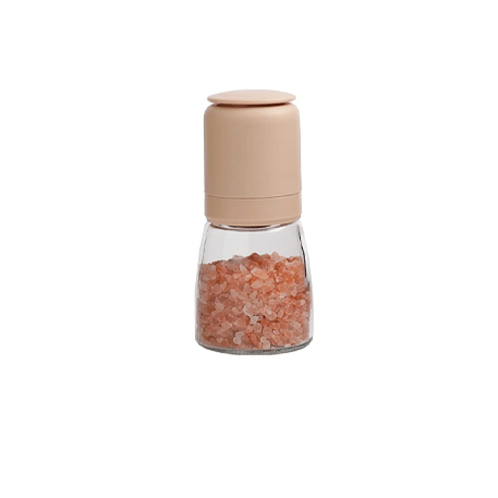 Macina Pepe Matrice di pepe di fresco macinatore manuale pepe pepe peperone bottiglia di bottiglia di vetro sale di sale di sale regolabile regolabile Macina Sale Macinapepe ( Color : Card pink )