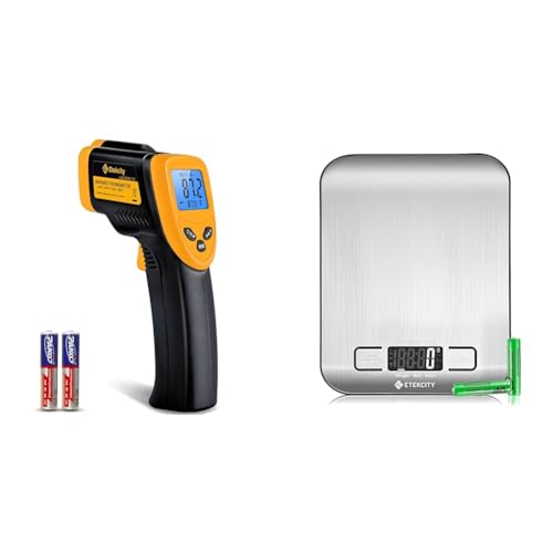 Etekcity Infrared Thermometer Temperature Gun 774 & Food Scale, Digital