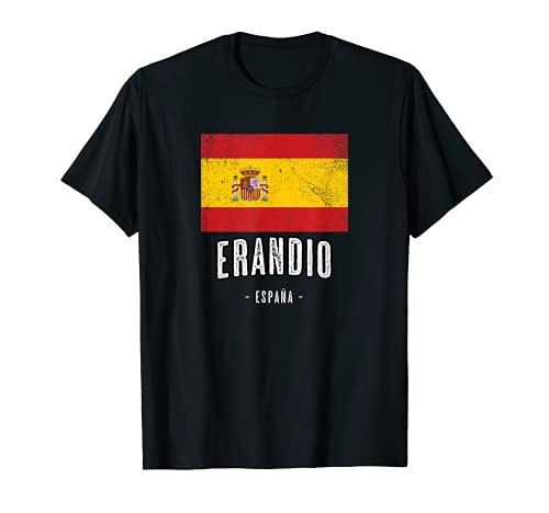 Erandio España | Souvenir - Ciudad - Bandera - Camiseta
